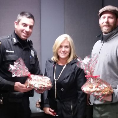 DC 1013 Delivering Cookies and Christmas Cards to Fishkill Police Department